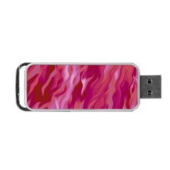 Lesbian Pride Abstract Smokey Shapes Portable Usb Flash (two Sides) by VernenInk