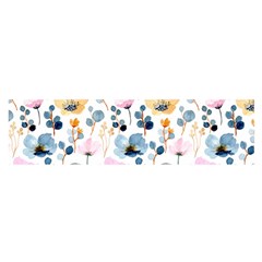 Watercolor Floral Seamless Pattern Satin Scarf (oblong) by TastefulDesigns