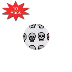 Avatar Emotions Icon 1  Mini Buttons (10 Pack) 