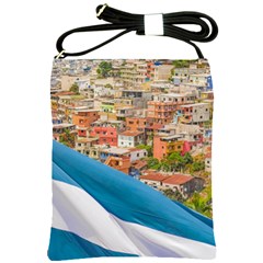 Santa Ana Hill, Guayaquil Ecuador Shoulder Sling Bag by dflcprintsclothing