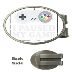 Ipaused2 Money Clips (Oval) 