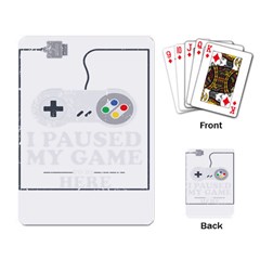 Ipaused2 Playing Cards Single Design (Rectangle)