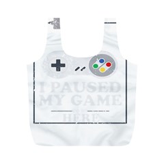 Ipaused2 Full Print Recycle Bag (M)