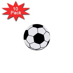 Soccer Lovers Gift 1  Mini Buttons (10 Pack)  by ChezDeesTees