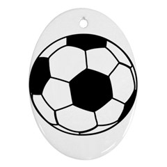 Soccer Lovers Gift Ornament (oval) by ChezDeesTees