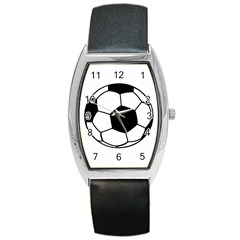 Soccer Lovers Gift Barrel Style Metal Watch by ChezDeesTees