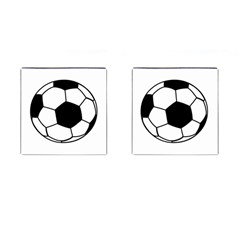 Soccer Lovers Gift Cufflinks (square) by ChezDeesTees