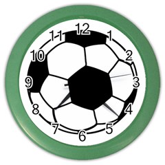 Soccer Lovers Gift Color Wall Clock by ChezDeesTees