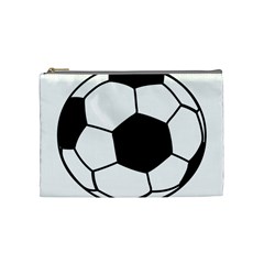 Soccer Lovers Gift Cosmetic Bag (medium)