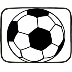 Soccer Lovers Gift Fleece Blanket (mini) by ChezDeesTees