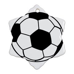 Soccer Lovers Gift Ornament (snowflake) by ChezDeesTees