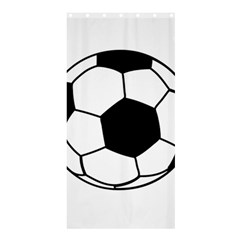 Soccer Lovers Gift Shower Curtain 36  X 72  (stall)  by ChezDeesTees