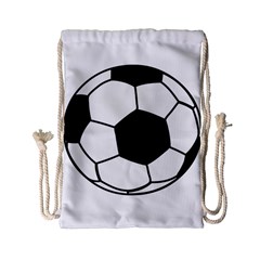 Soccer Lovers Gift Drawstring Bag (small) by ChezDeesTees