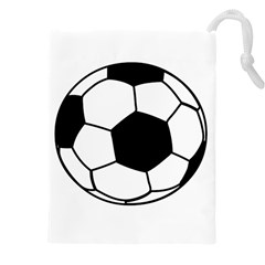Soccer Lovers Gift Drawstring Pouch (5xl) by ChezDeesTees