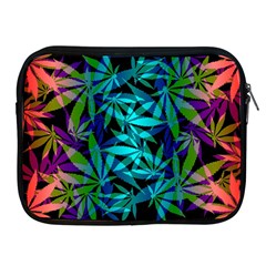 420 Ganja Pattern, Weed Leafs, Marihujana In Colors Apple Ipad 2/3/4 Zipper Cases by Casemiro