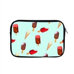 Ice Cream Pattern, Light Blue Background Apple Macbook Pro 15  Zipper Case by Casemiro