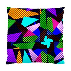 Trippy Blocks, Dotted Geometric Pattern Standard Cushion Case (two Sides) by Casemiro