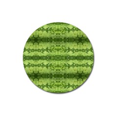 Watermelon Pattern, Fruit Skin In Green Colors Magnet 3  (round) by Casemiro