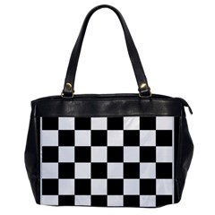 Chess Board Background Design Oversize Office Handbag