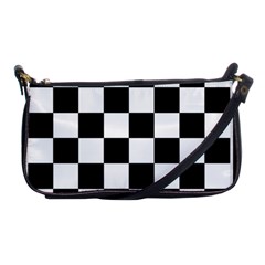 Chess Board Background Design Shoulder Clutch Bag