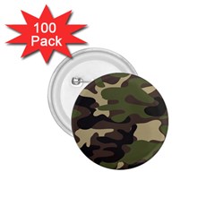 Texture Military Camouflage-repeats Seamless Army Green Hunting 1 75  Buttons (100 Pack) 