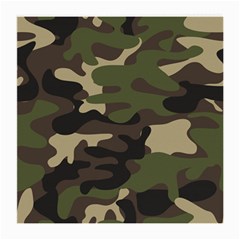 Texture Military Camouflage-repeats Seamless Army Green Hunting Medium Glasses Cloth (2 Sides) by Vaneshart