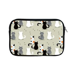 Cute Cat Seamless Pattern Apple Ipad Mini Zipper Cases by Vaneshart