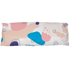 Hand Drawn Abstract Organic Shapes Background Body Pillow Case Dakimakura (two Sides)