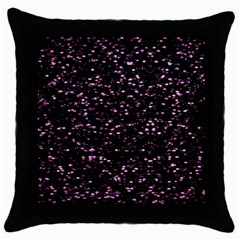 Digital Polka Throw Pillow Case (black) by Sparkle