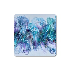 Sea Anemone  Square Magnet by CKArtCreations