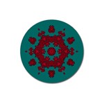 Cherry-blossom Mandala Of Sakura Branches Magnet 3  (Round) Front