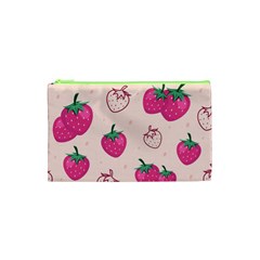 Seamless-strawberry-fruit-pattern-background Cosmetic Bag (xs)