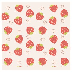 Strawberries-pattern-design Wooden Puzzle Square