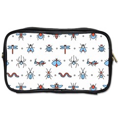 Insects-icons-square-seamless-pattern Toiletries Bag (one Side) by Vaneshart