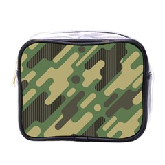 Camouflage-pattern-background Mini Toiletries Bag (one Side)