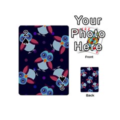 Owl-pattern-background Playing Cards 54 Designs (mini)