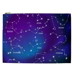 Realistic-night-sky-poster-with-constellations Cosmetic Bag (xxl)
