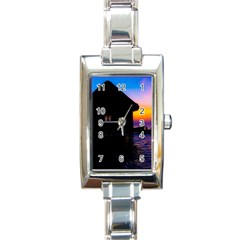 Ocean Dreaming Rectangle Italian Charm Watch by essentialimage