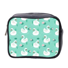 Elegant-swan-seamless-pattern Mini Toiletries Bag (two Sides)