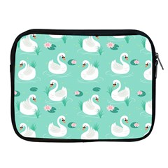 Elegant-swan-seamless-pattern Apple Ipad 2/3/4 Zipper Cases