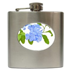 Botanical Floral Print Stylized Photo Hip Flask (6 Oz) by dflcprintsclothing