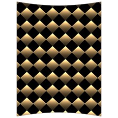 Golden-chess-board-background Back Support Cushion