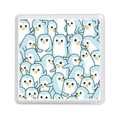 Penguins Pattern Memory Card Reader (square)