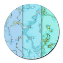 Background Marble Set Round Mousepads