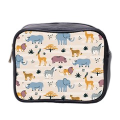 Wild Animals Seamless Pattern Mini Toiletries Bag (two Sides)