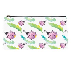 Watercolor Pattern With Lady Bug Pencil Case by Vaneshart