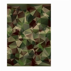Abstract Vector Military Camouflage Background Large Garden Flag (two Sides)