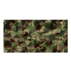 Abstract Vector Military Camouflage Background Satin Shawl by Vaneshart