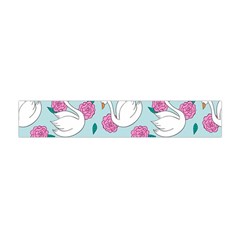 Classy-swan-pattern Flano Scarf (mini) by Vaneshart