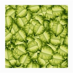 Seamless pattern with green leaves Medium Glasses Cloth (2 Sides)